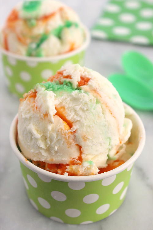 JellO Swirl Ice Cream