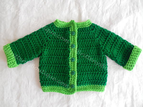 Two Tone Baby Sweater