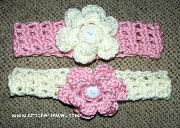 Headband with Interchangeable Flower