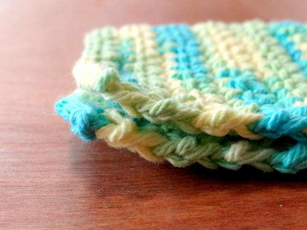 Simple Crochet Dishcloth