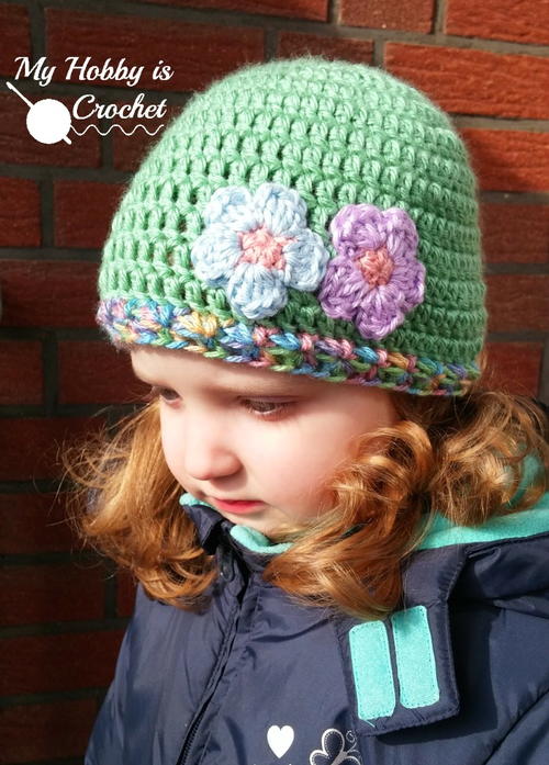 Touch of Spring Crochet Hat
