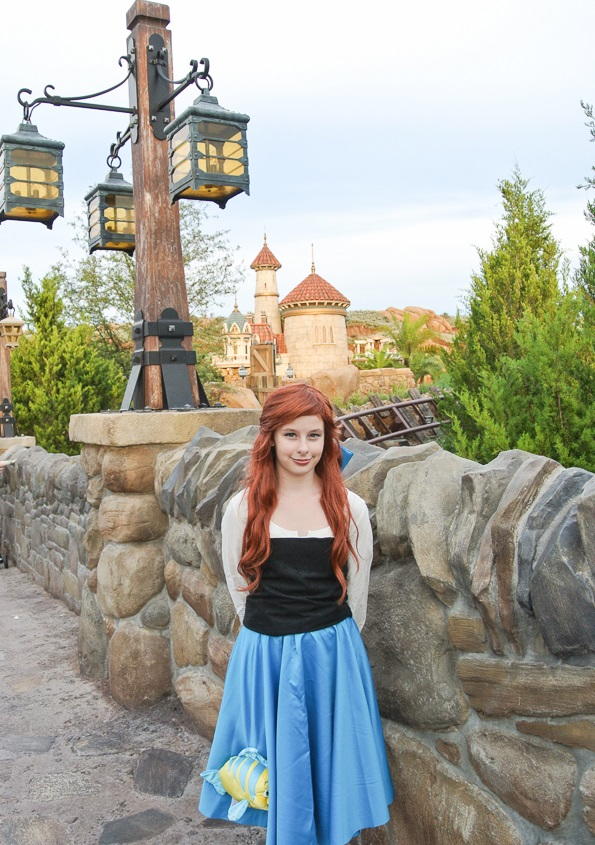 Ariel DIY Halloween Costume DIYIdeaCenter com