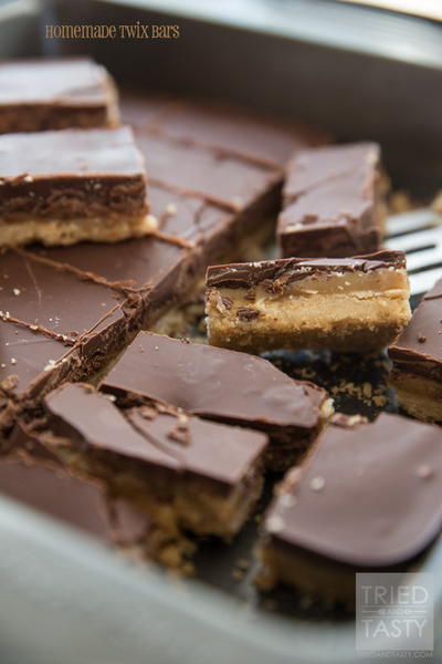 Homemade Twix Bars