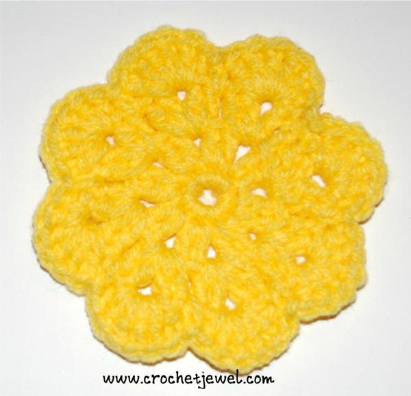 Bold Yellow Flower Coaster