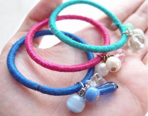 Embellished Hair Tie Diy Bracelets Allfreejewelrymaking Com
