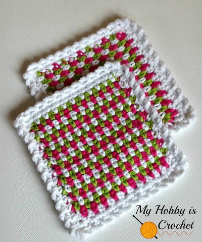 Christmas Woven Stitch Coasters