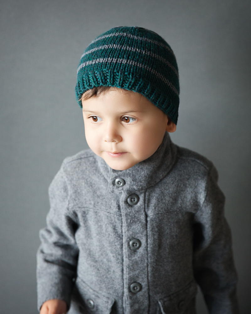 Toddler / Kid Solid Dome Knitted Hat