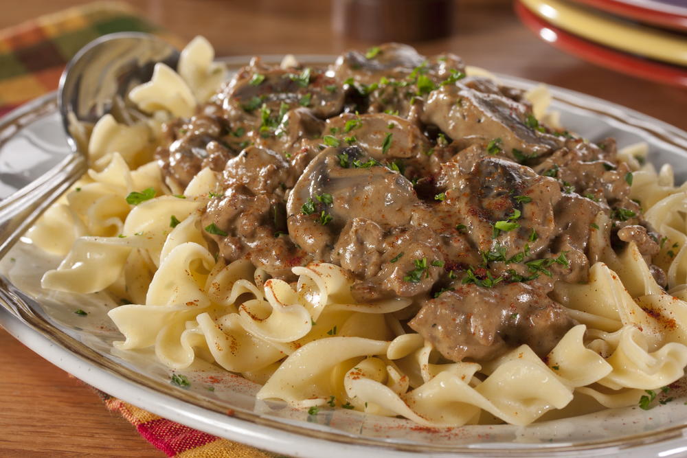 Hamburger Stroganoff MrFood.com Hamburger Stroganoff MrFood.com