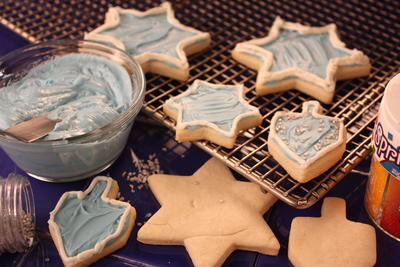 Hanukkah Butter Cookies