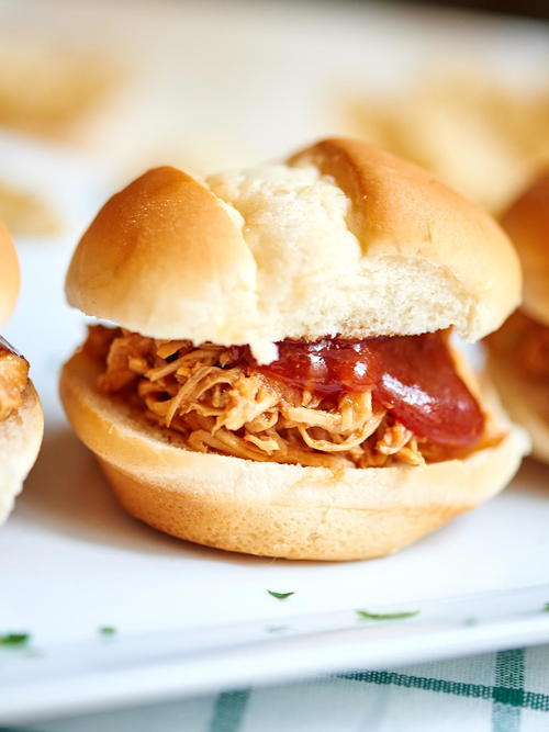 Slow Cooker BBQ Chicken 3 Ways