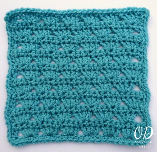 Simple Shell Stitch Square 