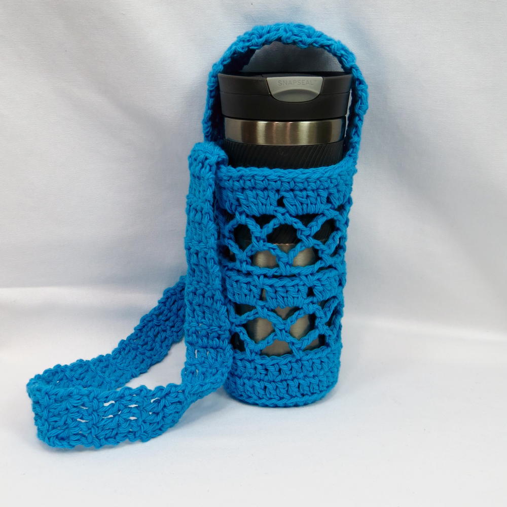 easy how crochet slippers What Bottle a Water Mesh Holder AllFreeCrochet.com easy how crochet slippers What Bottle a Water Mesh Holder AllFreeCrochet.com