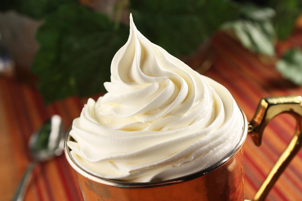 whipped cream recipe without heavy cream