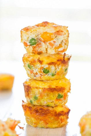 Low-Cal Cheesy Veggie Egg Muffins