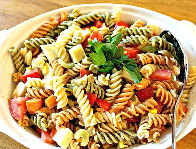 Copycat Deli Style Pasta Salad | AllFreeCopycatRecipes.com
