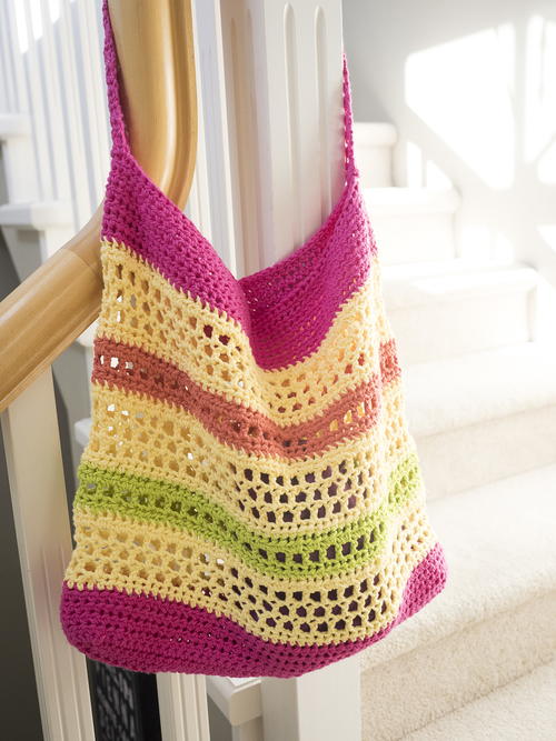 Crochet Beach Tote Bag