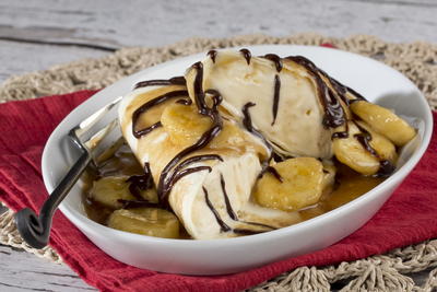 Ice Cream Banana Rollups