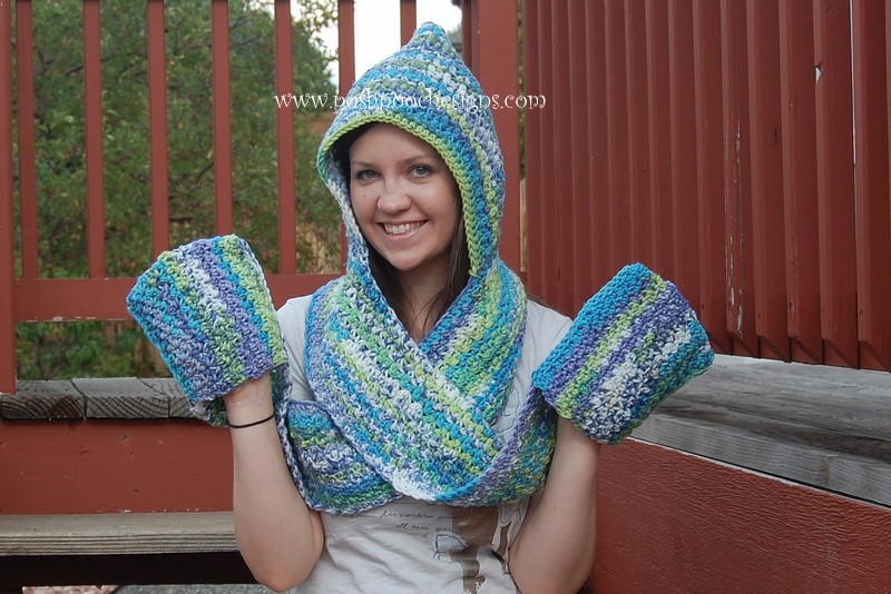 11 Free Patterns for Hooded Scarves & Cowls
