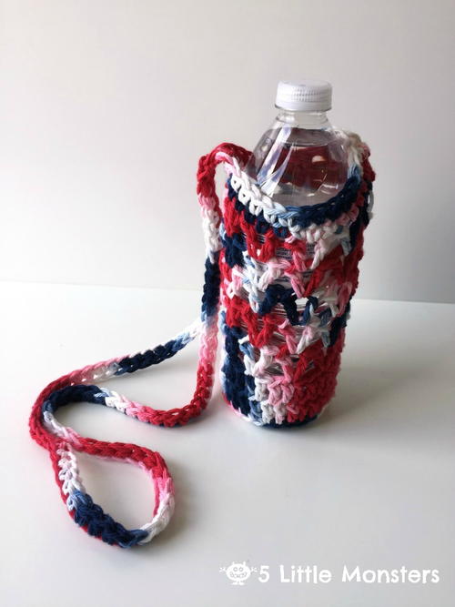 Crocheted Water Bottle Holder