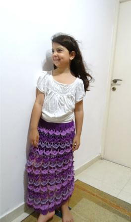 Picot Shell Stitch Crochet Skirt