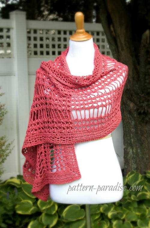 Summer Lace Crochet Wrap Pattern