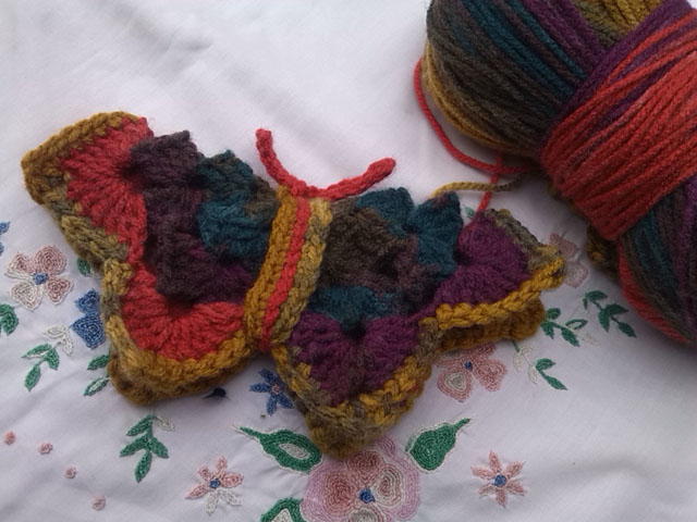 Colorful Crochet Butterflies