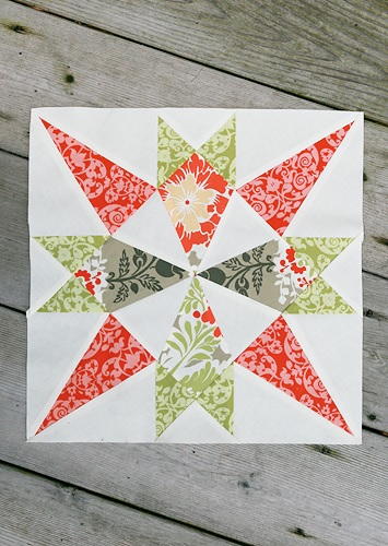 Star of Mystery Quilt Block