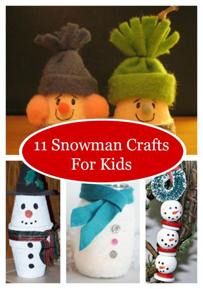 11 Snowman Crafts For Kids