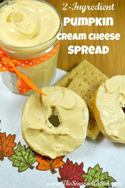 2-Ingredient Pumpkin Cream Cheese Spread