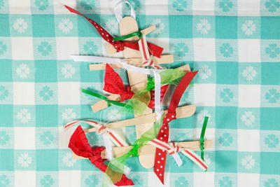 Ribbon Tree Homemade Christmas Ornaments