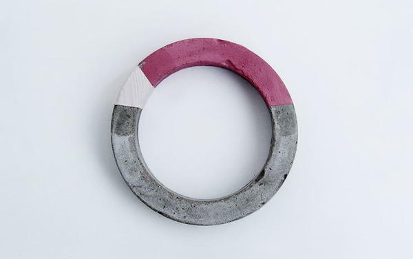 Color Block Concrete Bracelet