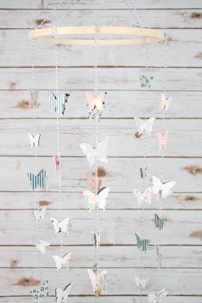 Butterfly Paper Mobile