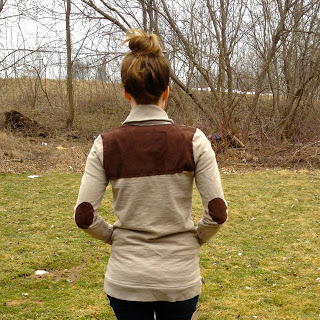 DIY Elbow Patch Sweater