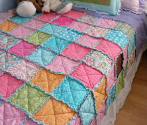Easiest Thrifty Rag Quilt