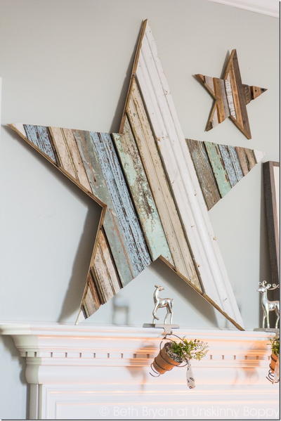 Giant Wooden Christmas Star