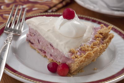 No-Bake Cranberry Pie
