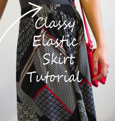 Classy Elastic Skirt Tutorial