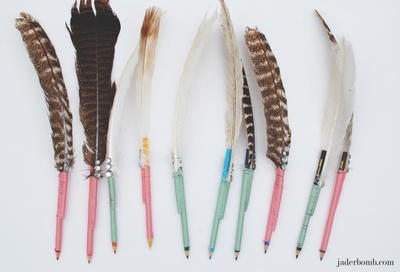 DIY Feather Pencil