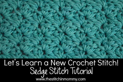 Sedge Stitch Tutorial and Afghan Square