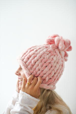 big knit hat