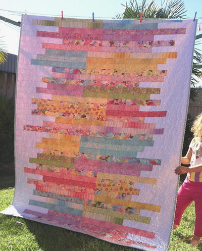 Sugar Almonds Jelly Roll Quilt Pattern