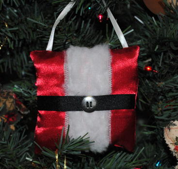 Santa Pillow Ornament