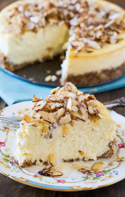 Amaretto Almond Cream Cheese Cake