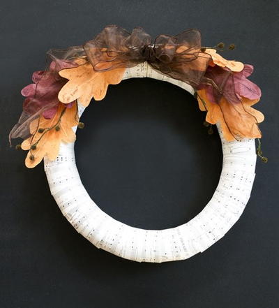 Dollar Store Fall Wreath Dollar Store Fall Wreath
