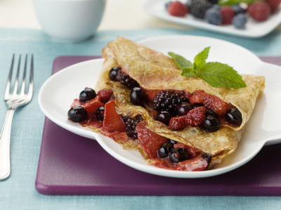 Mixed Berry Crepes