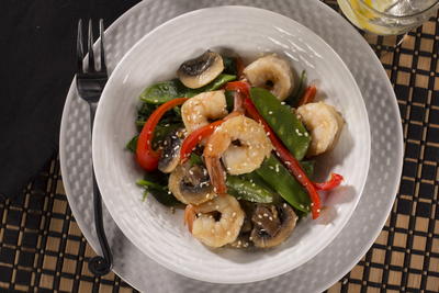 Sizzling Shrimp Stir Fry