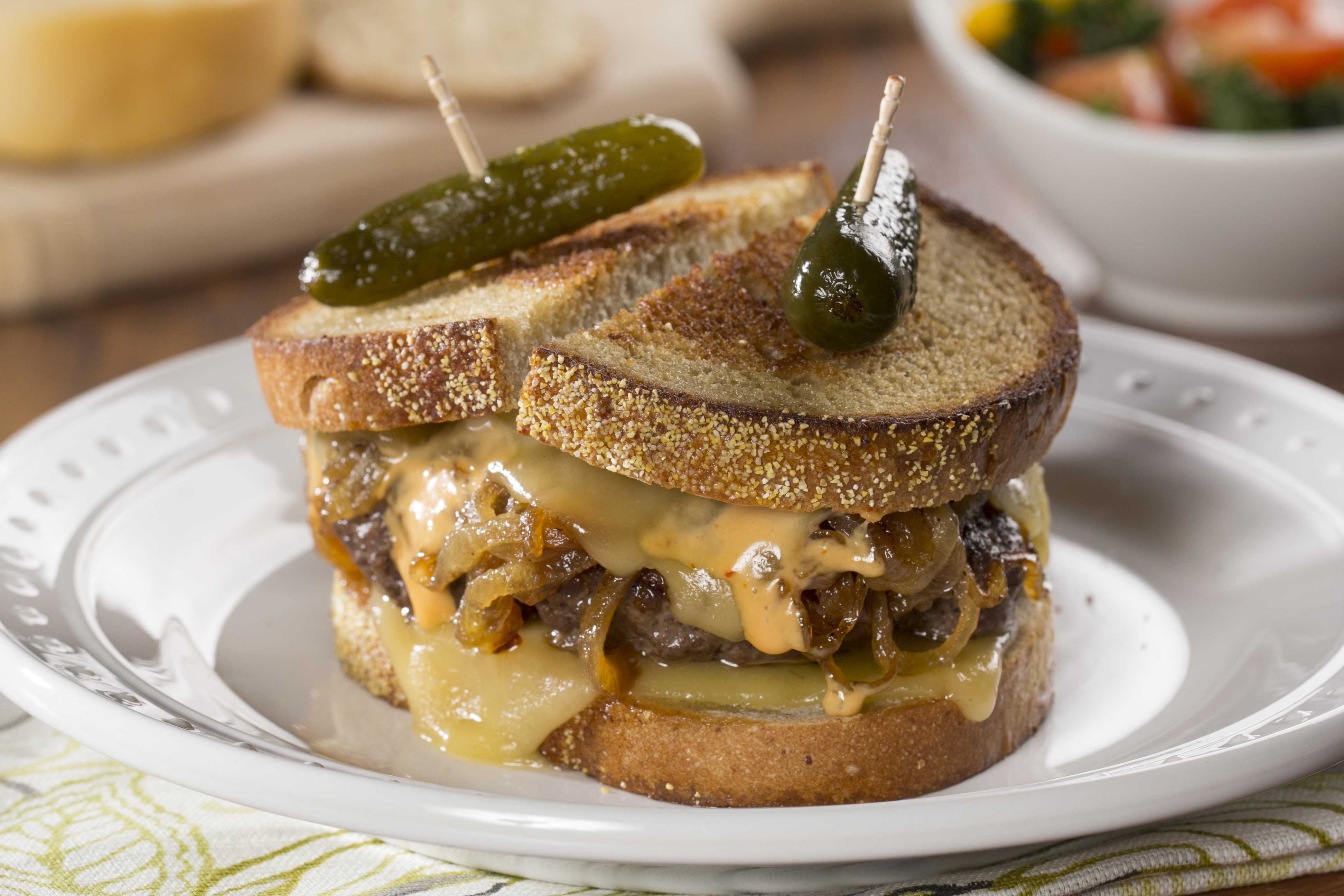 Old-Fashioned Patty Melts | MrFood.com