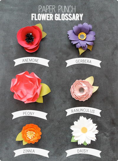 Pretty Paper Punch Flowers