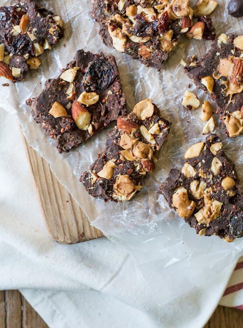 Nutty Quinoa Chocolate Bark