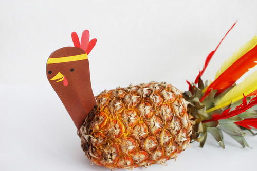 Printable Pineapple Turkey DIY Decor
